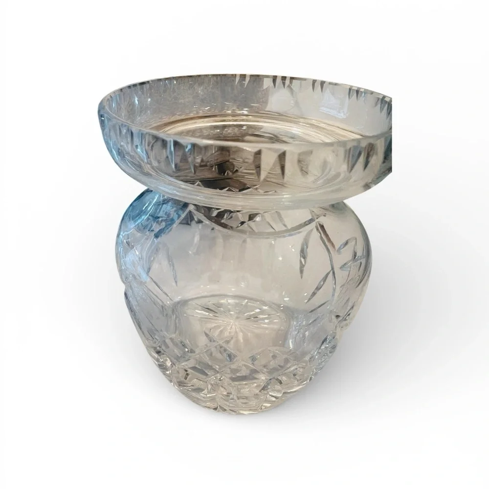 Waterford Crystal Lismore Jam Jelly Condiment Jar 5” Set Of 2